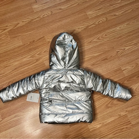 Toddler Body Glove Metallic Winter Puffer Jacket for Cold Weather Girls 2T - Picture 5 of 12